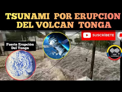 TSUNAMI CAUSA ALERTA MUNDIAL LUEGO DE ERUPCION VOLCAN TONGA RFE TV