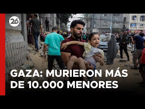 Medio Oriente |  Más de 10.000 menores murieron en Gaza por la guerra