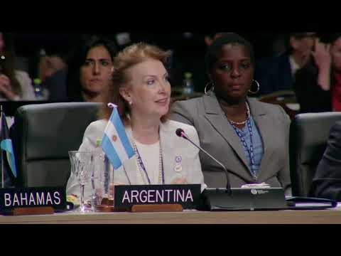 Canciller de Argentina Diana Mondino habla contra las dictaduras de Cuba, Nicaragua y Venezuela