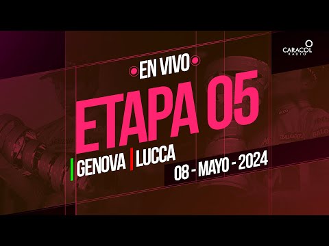 Giro de Italia 2024 EN VIVO: Etapa 5/ de 178 kilómetros entre GENOVA y LUCCA