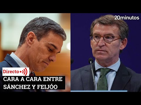 Cara a cara entre Pedro Sánchez y Feijóo en el Congreso