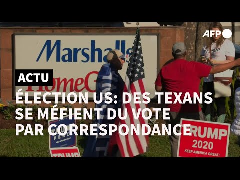 Présidentielle américaine: à Houston, des électeurs se méfient du vote par correspondance | AFP