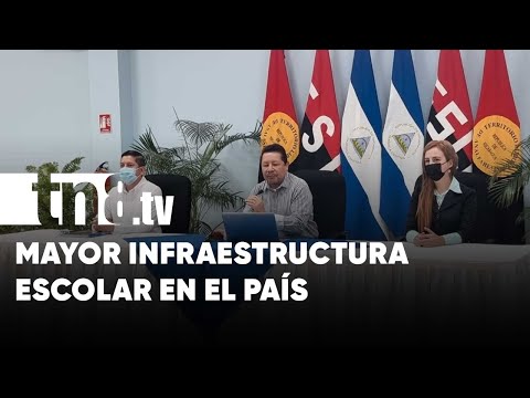 Gran inversión en infraestructura escolar en Nicaragua por el inicio del 2do semestre