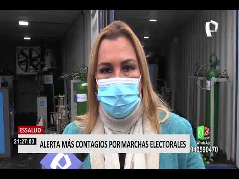 EsSalud advierte que aumentarían los contagios de coronavirus tras manifestaciones electorales