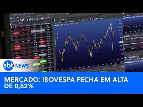 Ibovespa fecha em alta de 0,62% e o dólar tem leve queda de 0,08% |#SBTNewsnaTV(16/02/24)