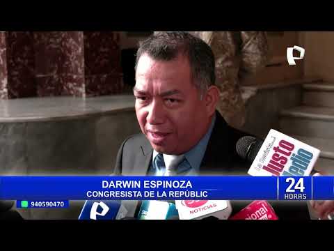 Darwin Espinoza: aprueban denunciarlo de oficio por presunto uso de recursos del Estado