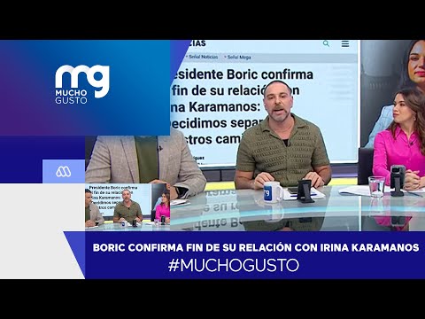 Presidente Boric confirma fin de su relación con Irina Karamanos