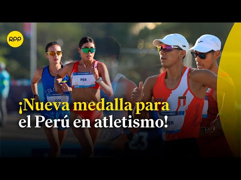 ¡Medalla para Perú! Kimberly García y César Rodríguez ganan plata en marcha de relevos mixtos