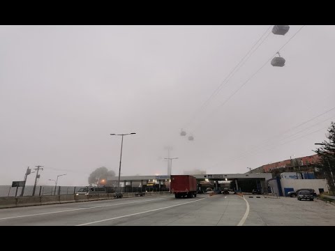 Frío y densa neblina en La Paz