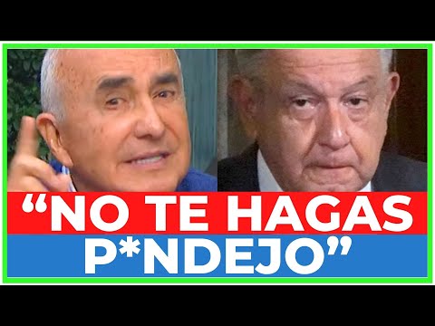 PEDRO FERRIZ DE CON RESPONDE a las BURLAS de AMLO en la MAÑANERA: NO TE HAGAS P*NDEJO