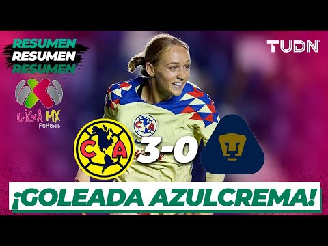 Resumen y goles | América 3-0 Pumas | Liga Mx Femenil - CL2024 J15 | TUDN