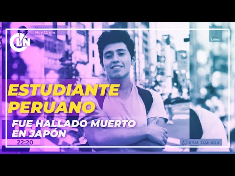 Estudiante peruano fue hallado muerto en Japón