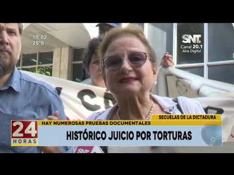 Finaliza juicio por torturas en el régimen de la dictadura