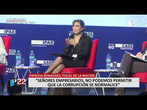 Patricia Benavides: “No podemos permitir que en nuestro país se normalice la corrupción”