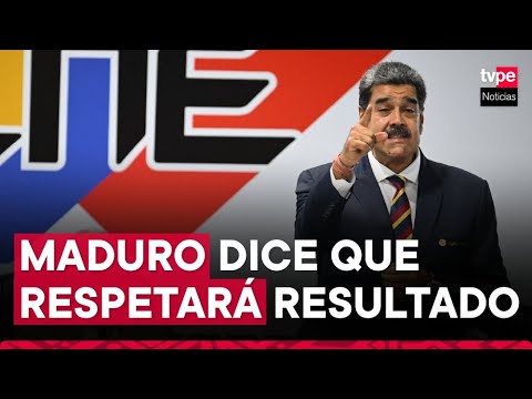 Venezuela: Nicolás Maduro promete respetar resultado electoral