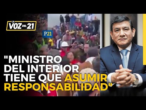 Carlos Morán SOBRE CAMBIOS EN LA PNP: Ministro del Interior tiene que asumir responsabilidad