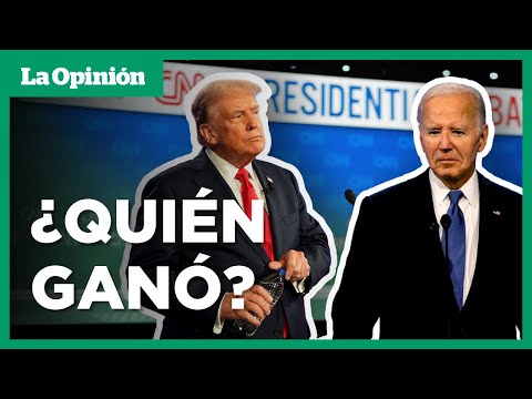 ¿Quién ganó el debate presidencial? | La Opinión