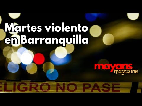 Ola de crímenes en Barranquilla.