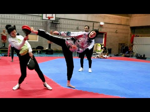 JO-2024: Sarah Chaâri, la jeune Belge qui fait trembler le monde du taekwondo | AFP