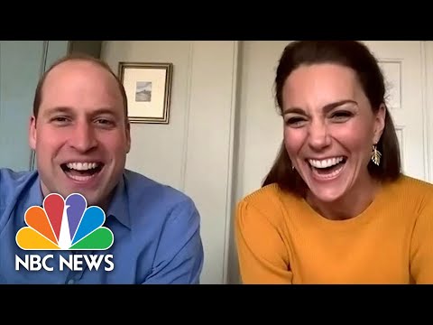 Prince William Shares Jokes In Virtual Visit To U.K. Schoolchildren | NBC News