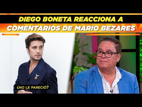 Diego Boneta reacciona a comentarios de Mario Bezares