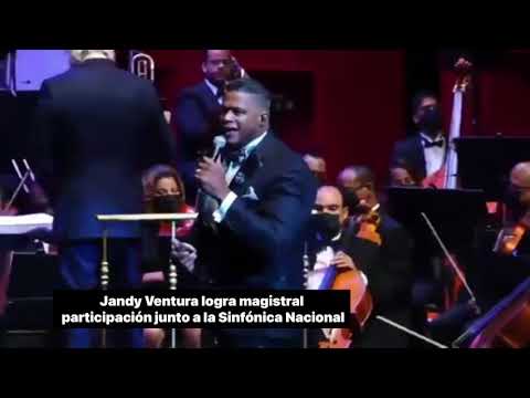 Jandy Ventura logra magistral participación junto a la Sinfónica Nacional