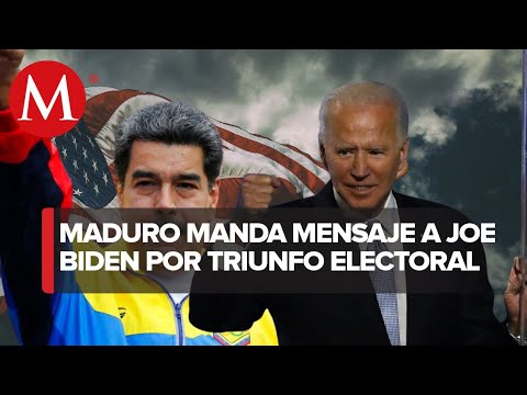 Nicolás Maduro felicita a Joe Biden por su triunfo en EU