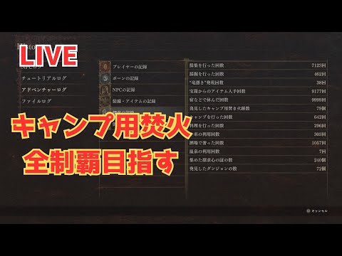 ドラゴンズドグマ2 キャンプ用焚火制覇目指すよー！