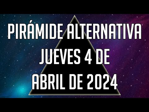 Pirámide Alternativa para el Jueves 4 de Abril de 2024 - Lotería de Panamá