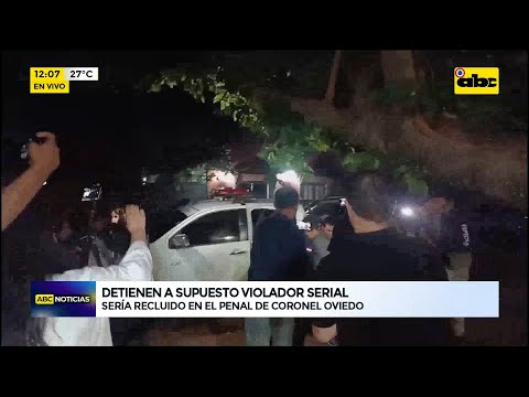 Supuesto violador serial, imputado y recluido en Coronel Oviedo