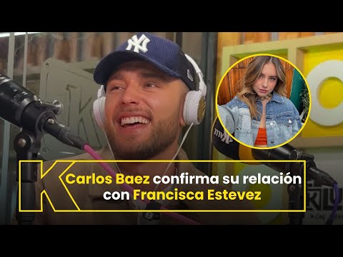 Carlos Baez puso fin a los rumores y confirmó su relación sentimental con Francisca Estevez