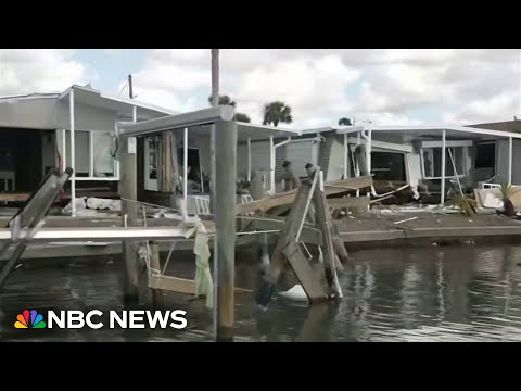 Hurricane Milton dramatically changes barrier island's landscape