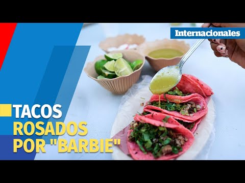 El furor por Barbie tiñó de rosa los tacos y las tortillas de México