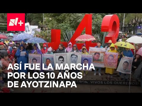 Crónica de la Marcha A 10 Años de la Desaparición de 43 Normalistas de Ayotzinapa