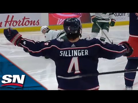 Kirill Marchenko Goes Behind-The-Back To Set Up Cole Sillinger For Sweet Goal vs. Wild