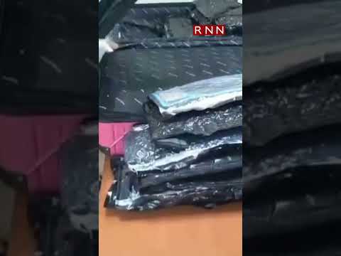 Hallan maletas cargadas de marihuana en aeropuerto Cibao