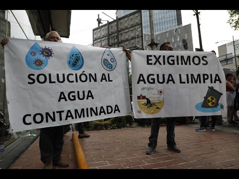 Obtienen amparo vecinos  afectados por agua contaminada en la Benito Juárez