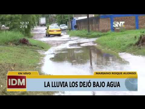 MRA: La lluvia los dejó bajo agua
