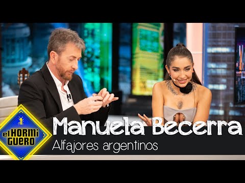 María Becerra conquista a Pablo Motos con alfajores argentinos - El Hormiguero