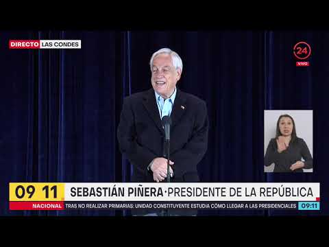 Piñera: el candidato que elijamos hoy en Chile Vamos va a estar en primera y en segunda vuelta