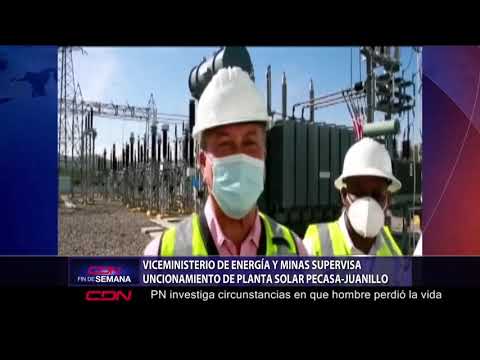 Viceministerio de Energía y Minas supervisa funcionamiento de planta solar Pecasa-Juanillo
