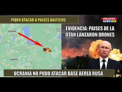 Evidencian que drones que explotaron base aerea de Pskov Rusia no salieron de Ucrania