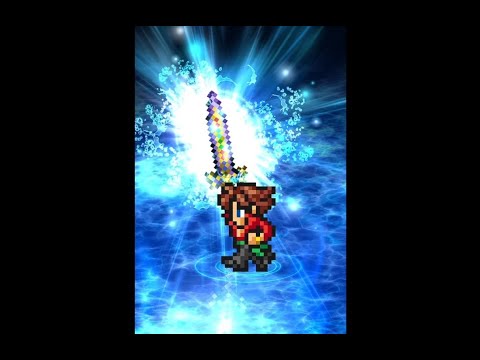 FFRK VS【暗命】アーク(炎属性)(物理有効) ※20.55秒　WAIT設定、新規ガチャ装備＆確率再発動無し