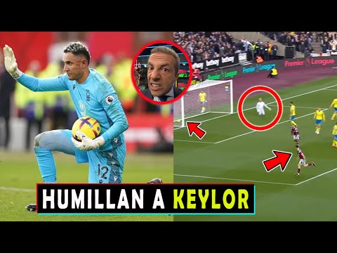 HUMILLADO..!! ASÍ REACCIONA PRENSA INGLESA a KEYLOR NAVAS WEST HAM UNITED vs NOTTINGHAM FOREST (4-0)