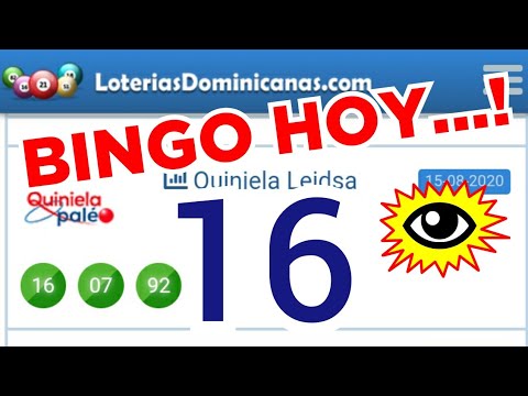 RESULTADOS de HOY...!! (( 16 )) loteria LEIDSA....!! LOS NÚMEROS QUE MÁS SALEN HOY/ NÚMERO PARA HOY.