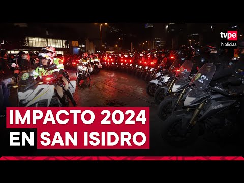 Impacto 2024: más de 500 policías y serenos ejecutaron megaoperativo en San Isidro