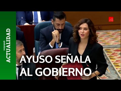 Ayuso señala al Gobierno por su nefasta política de vivienda