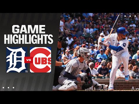 Tigers vs. Cubs Game Highlights (8/22/24) | MLB Highlights