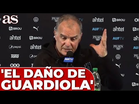 MARCELO BIELSA HABLA de lo que es el 'DAÑO DE GUARDIOLA' | COLOMBIA vs. URUGUAY