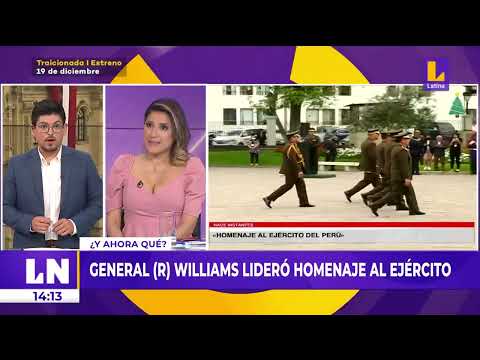 General José Williams Zapata lideró homenaje al ejército